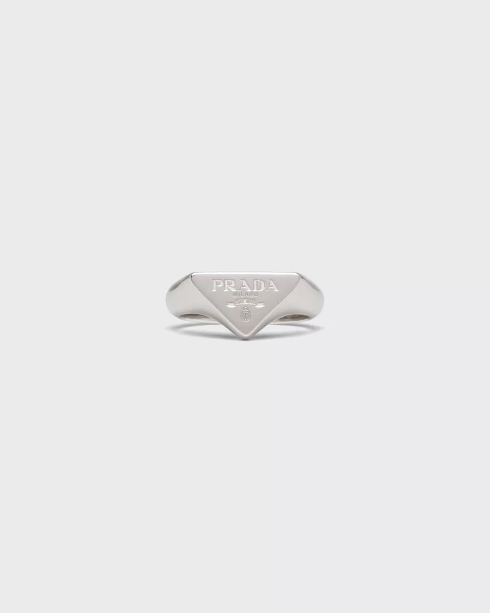 Prada Anillo Symbole^Hombre JOYAS DE PLATA