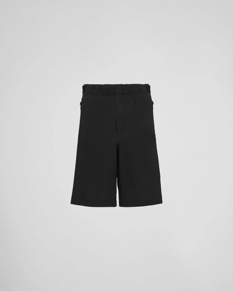 Prada Bermudas En Bi-stretch Ligero^Hombre ROPA