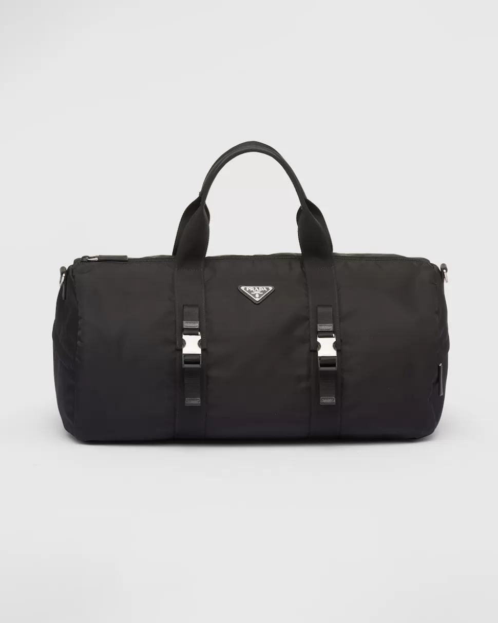 Prada Bolsa De Lona En Piel Saffiano Y Re-nylon^Mujer COLECCIÓN MASCULINA | BOLSOS DE VIAJE