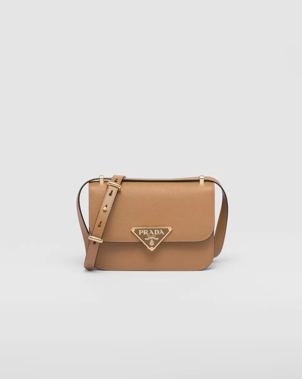 Prada Bolso Bandolera De Piel Saffiano^Mujer BOLSOS DE HOMBRO | BOLSOS DE HOMBRO