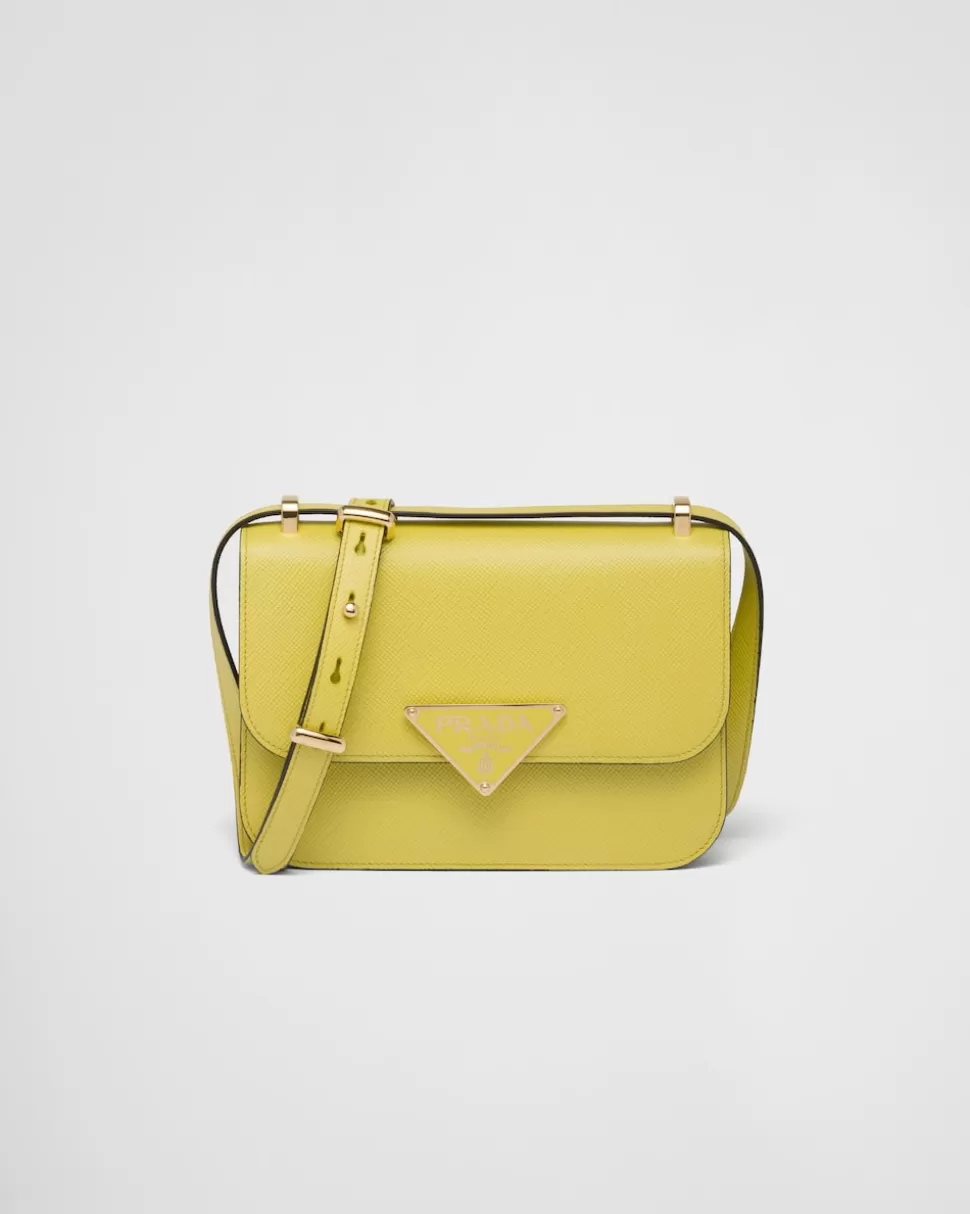 Prada Bolso Bandolera De Piel Saffiano^Mujer BOLSOS DE HOMBRO | BOLSOS DE HOMBRO