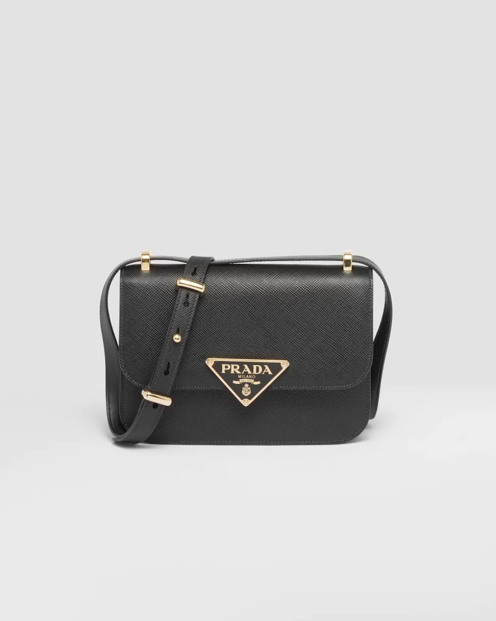 Prada Bolso Bandolera De Piel Saffiano^Mujer BOLSOS DE HOMBRO | BOLSOS DE HOMBRO