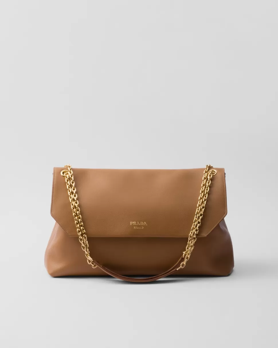 Prada Bolso Bandolera Grande De Piel^Mujer BOLSOS DE HOMBRO | BOLSOS DE HOMBRO