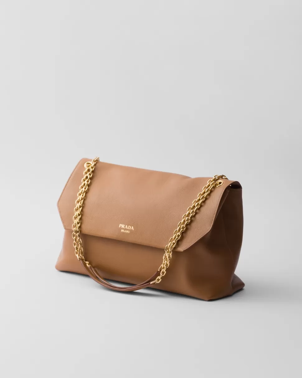 Prada Bolso Bandolera Grande De Piel^Mujer BOLSOS DE HOMBRO | BOLSOS DE HOMBRO