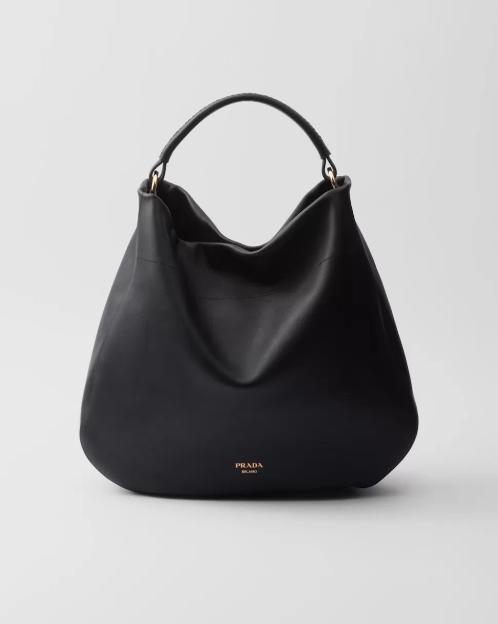 Prada Bolso Bandolera Grande De Piel^Mujer BOLSOS DE HOMBRO | BOLSOS DE HOMBRO