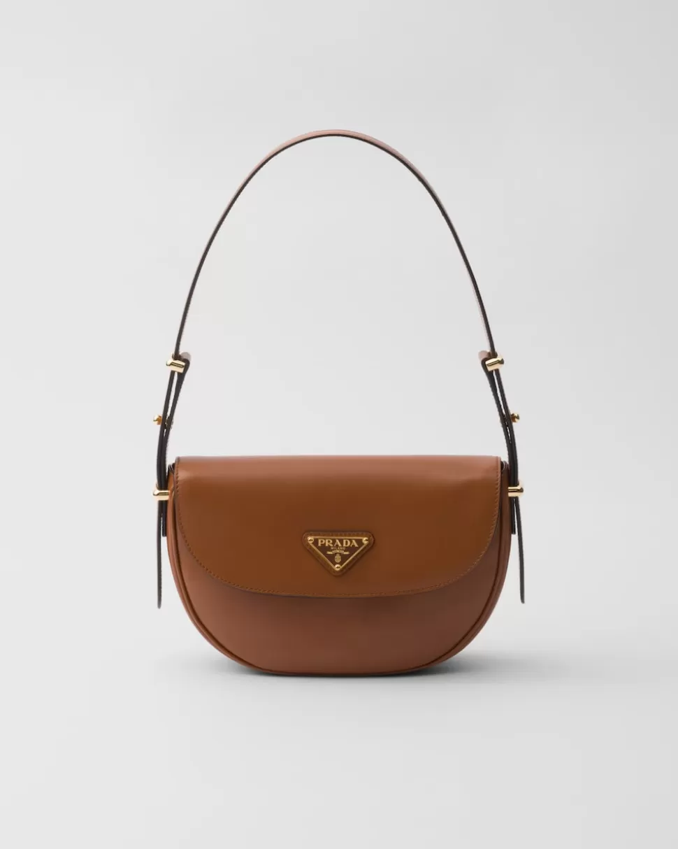 Prada Bolso Bandolera Arqué De Piel Con Solapa^Mujer BOLSOS DE HOMBRO | BOLSOS DE HOMBRO