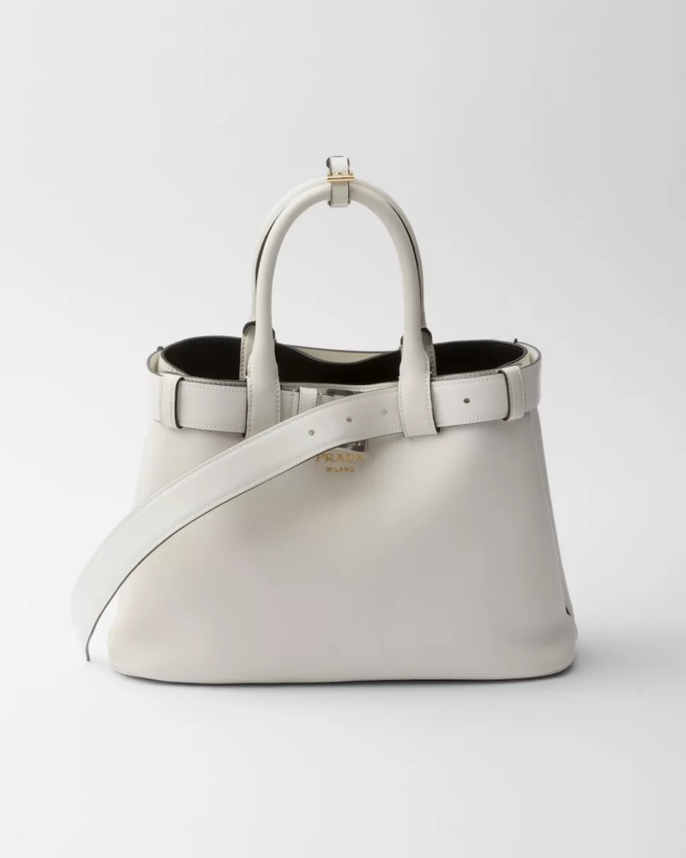 Prada Bolso De Piel Mediano Buckle Con Cinturón^Mujer PRADA BUCKLE | BOLSOS CON ASA SUPERIOR