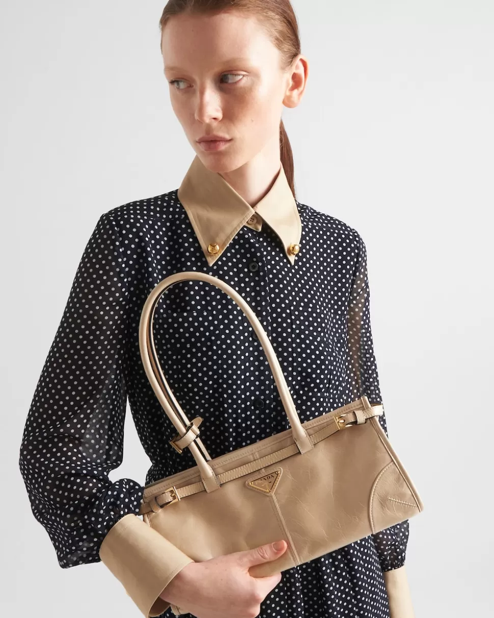 Prada Bolso Mediano De Piel^Mujer BOLSOS CON ASA SUPERIOR | BOLSOS CON ASA SUPERIOR