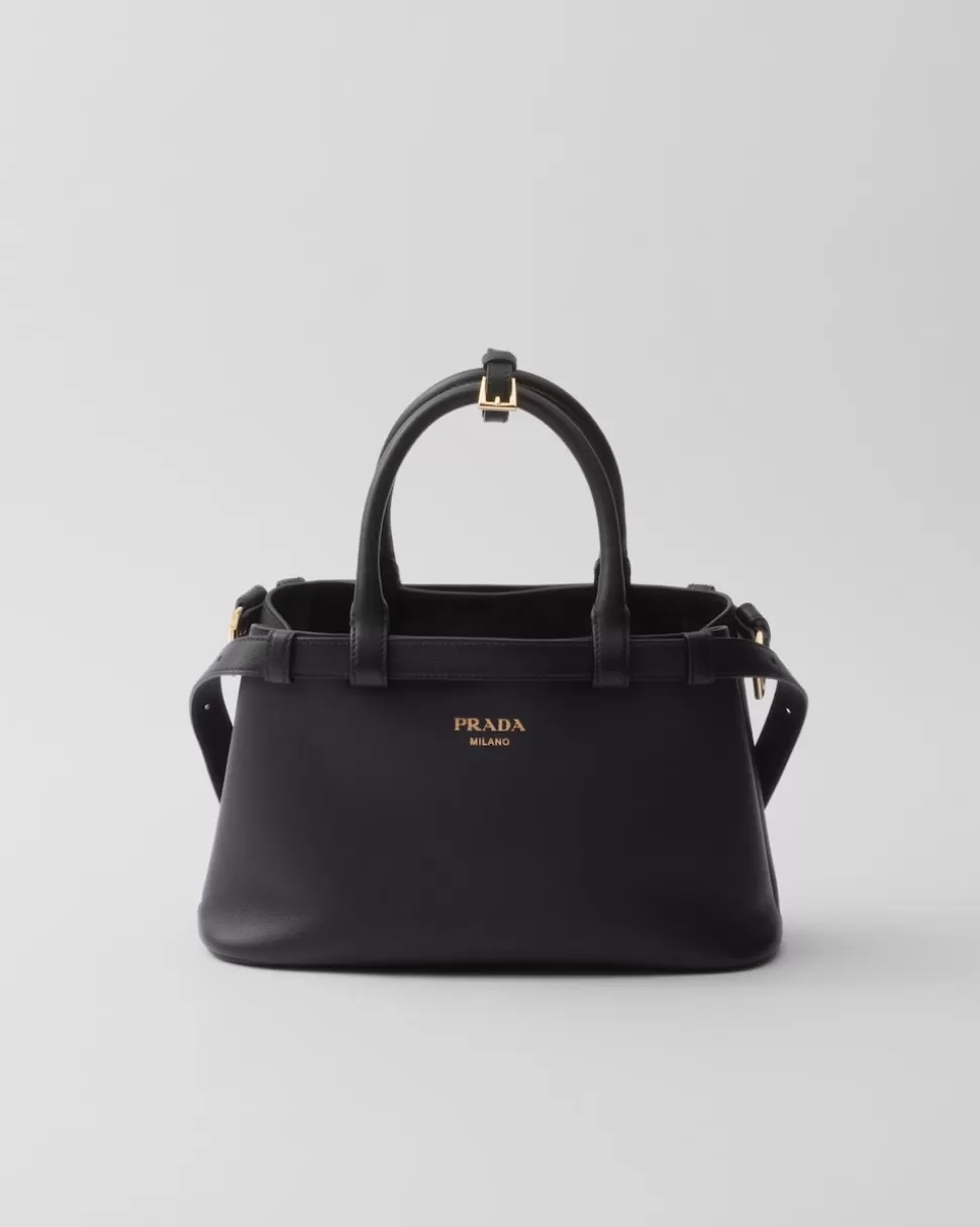 Prada Bolso Pequeño De Piel Buckle Con Doble Cinturón^Mujer PRADA BUCKLE | BOLSOS CON ASA SUPERIOR