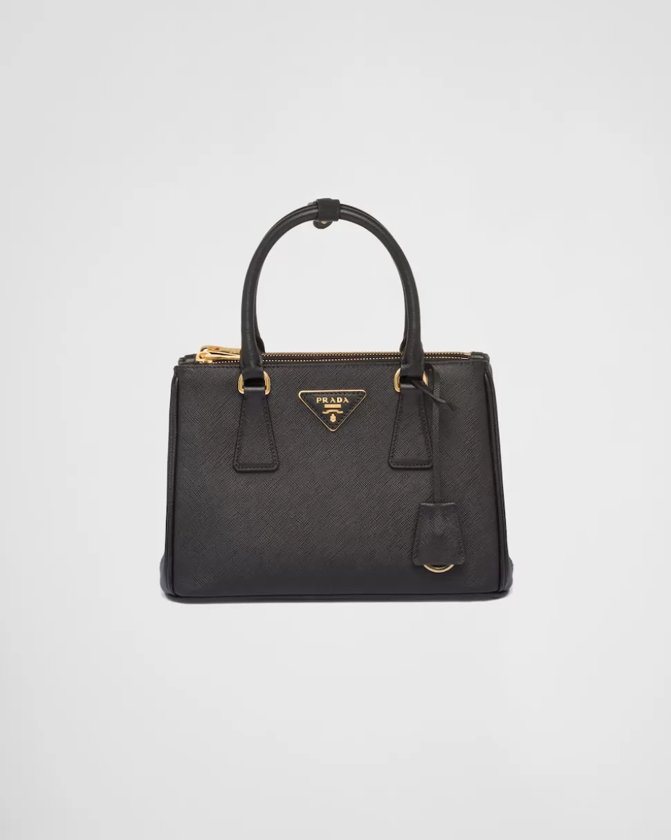 Prada Bolso Pequeño Galleria De Piel Saffiano^Mujer PRADA GALLERIA | BOLSOS CON ASA SUPERIOR