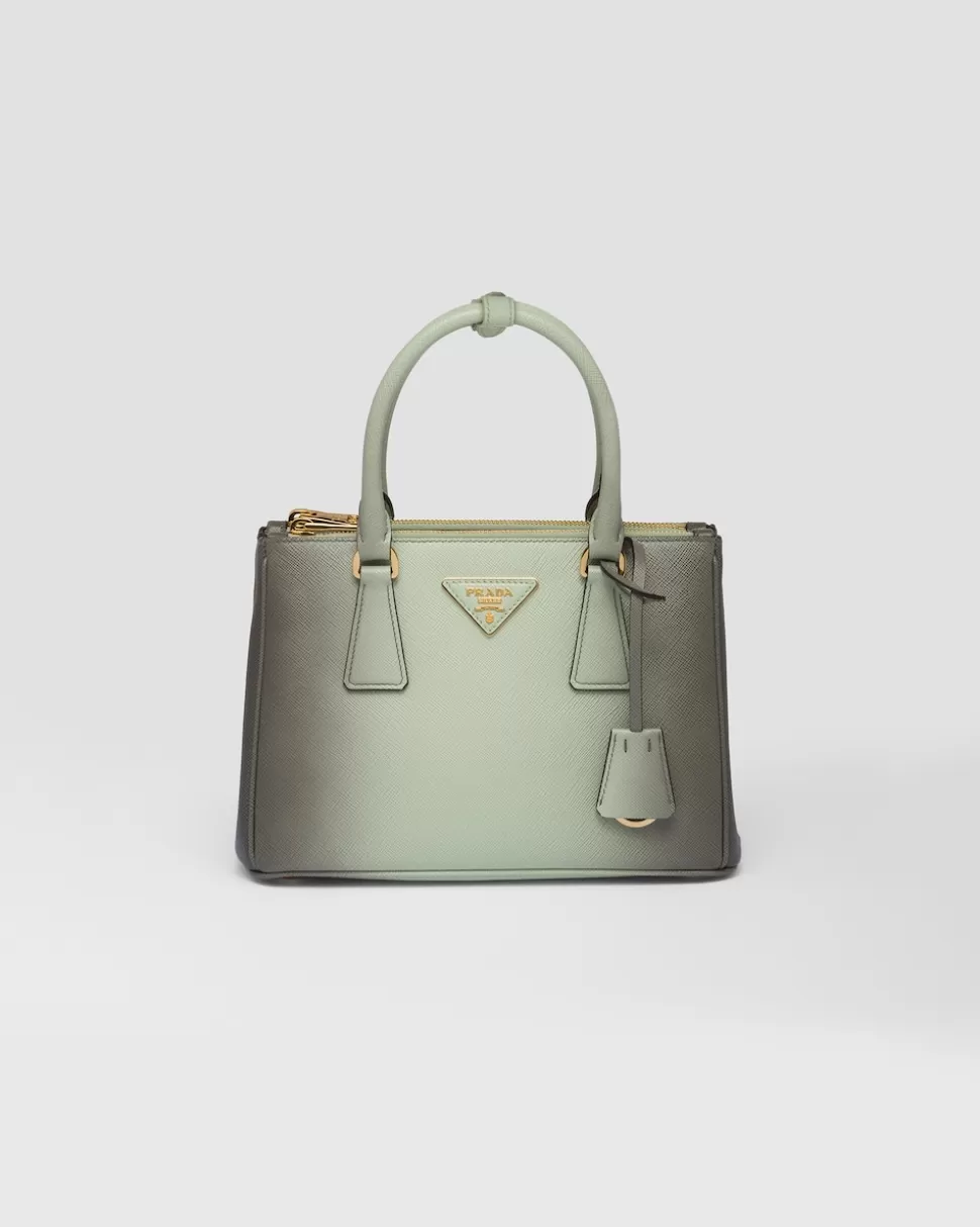 Prada Bolso Pequeño Galleria De Piel Saffiano Sombreada^Mujer BOLSOS CON ASA SUPERIOR | BOLSOS CON ASA SUPERIOR