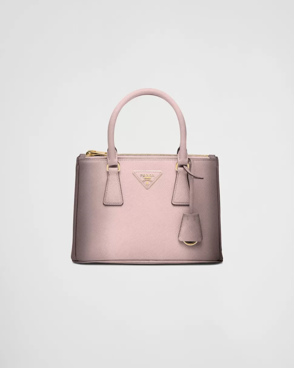 Prada Bolso Pequeño Galleria De Piel Saffiano Sombreada^Mujer BOLSOS CON ASA SUPERIOR | BOLSOS CON ASA SUPERIOR