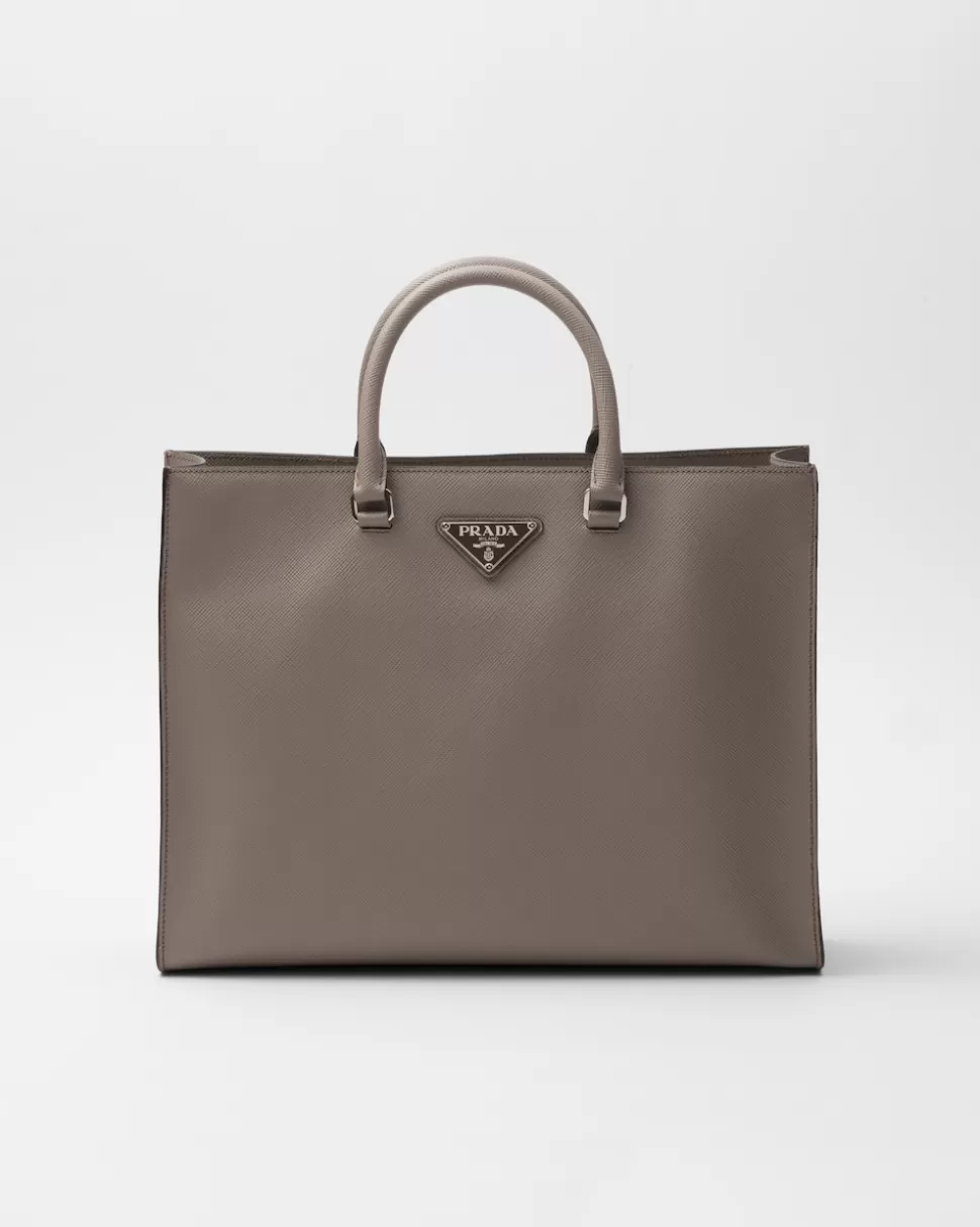 Prada Bolso Tote De Piel Saffiano^Hombre BOLSOS GRANDES