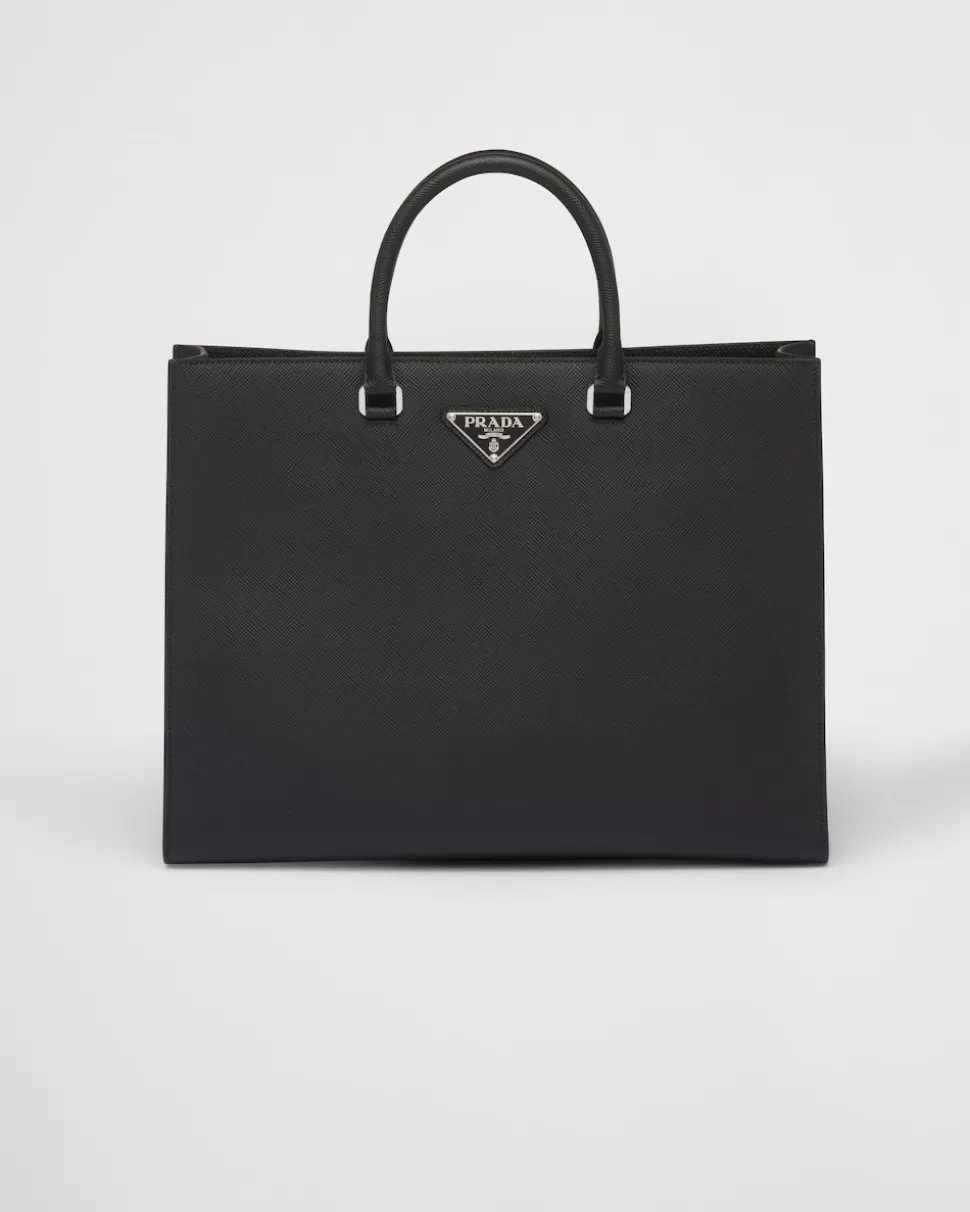 Prada Bolso Tote De Piel Saffiano^Hombre BOLSOS GRANDES