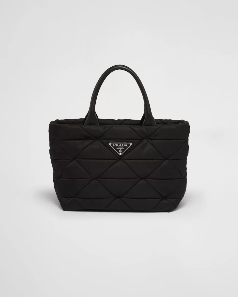 Prada Bolso Tote De Re-nylon Acolchado Pequeño^Mujer COLECCIÓN FEMENINA | BOLSOS GRANDES