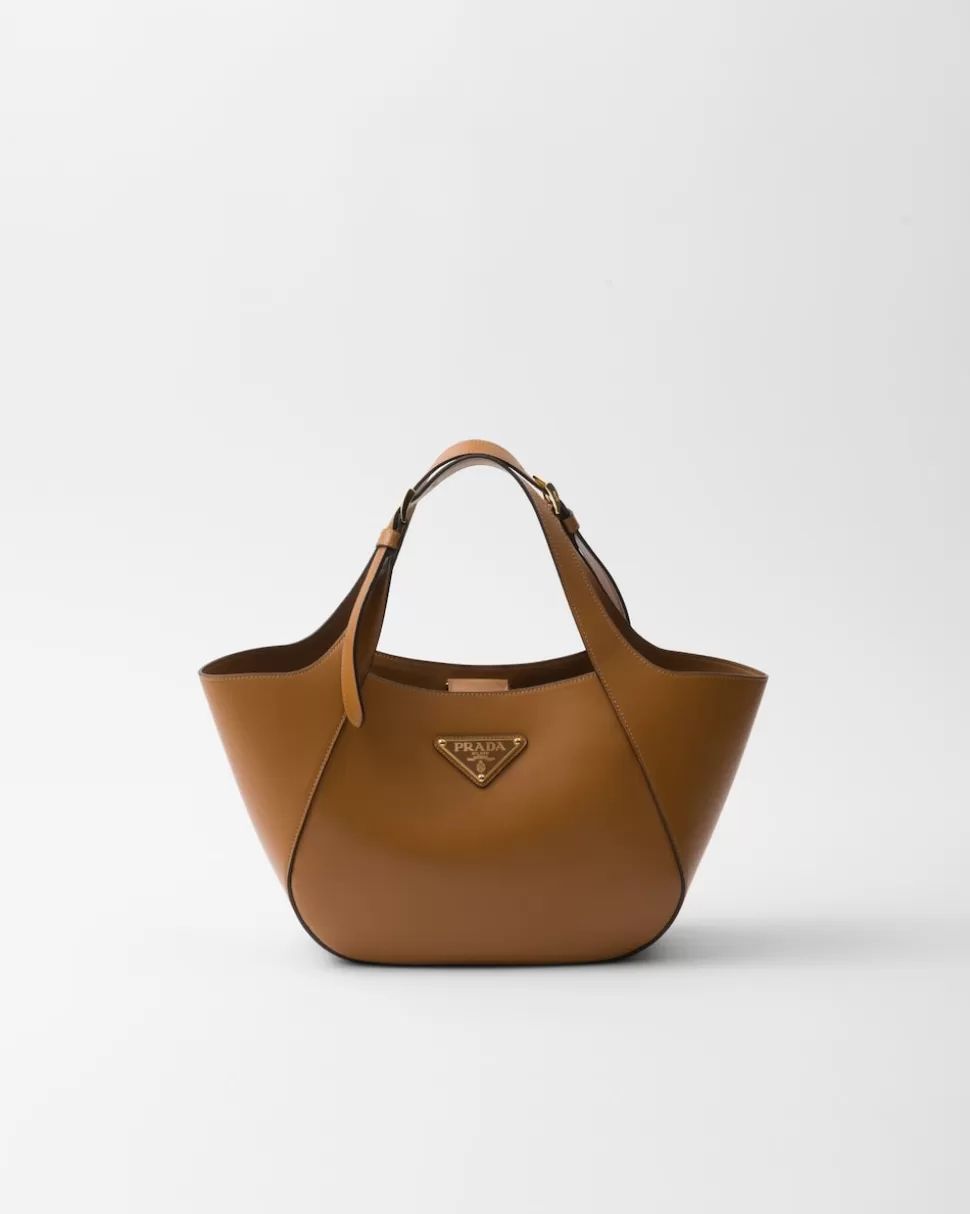 Prada Bolso Tote Mediano De Piel ^Mujer BOLSOS GRANDES | BOLSOS GRANDES