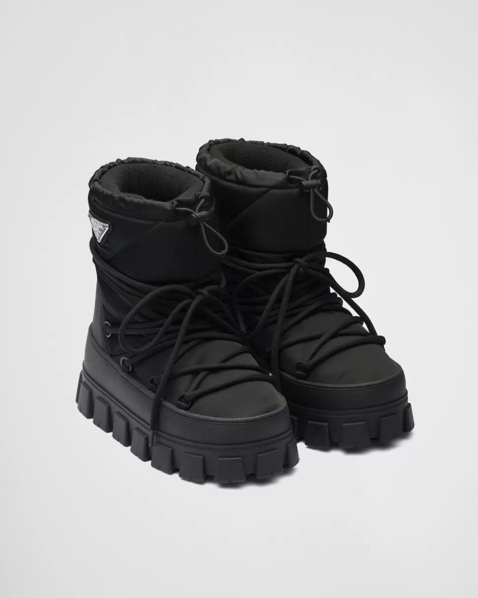 Prada Botas Après-ski De Gabardina De Re-nylon^Mujer COLECCIÓN FEMENINA | BOTINAS Y BOTAS