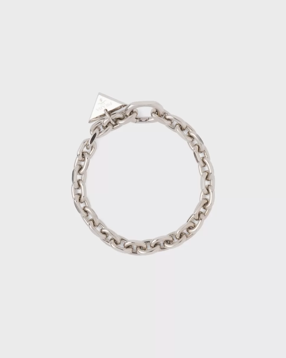 Prada Brazalete De Joyas En Cadena^Hombre JOYAS DE PLATA