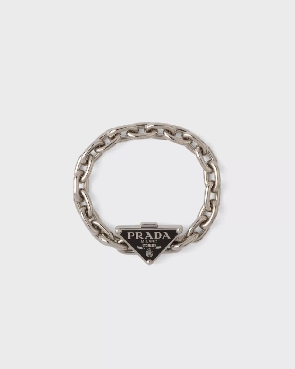 Prada Brazalete Jewels Logo^Mujer JOYAS DE PLATA