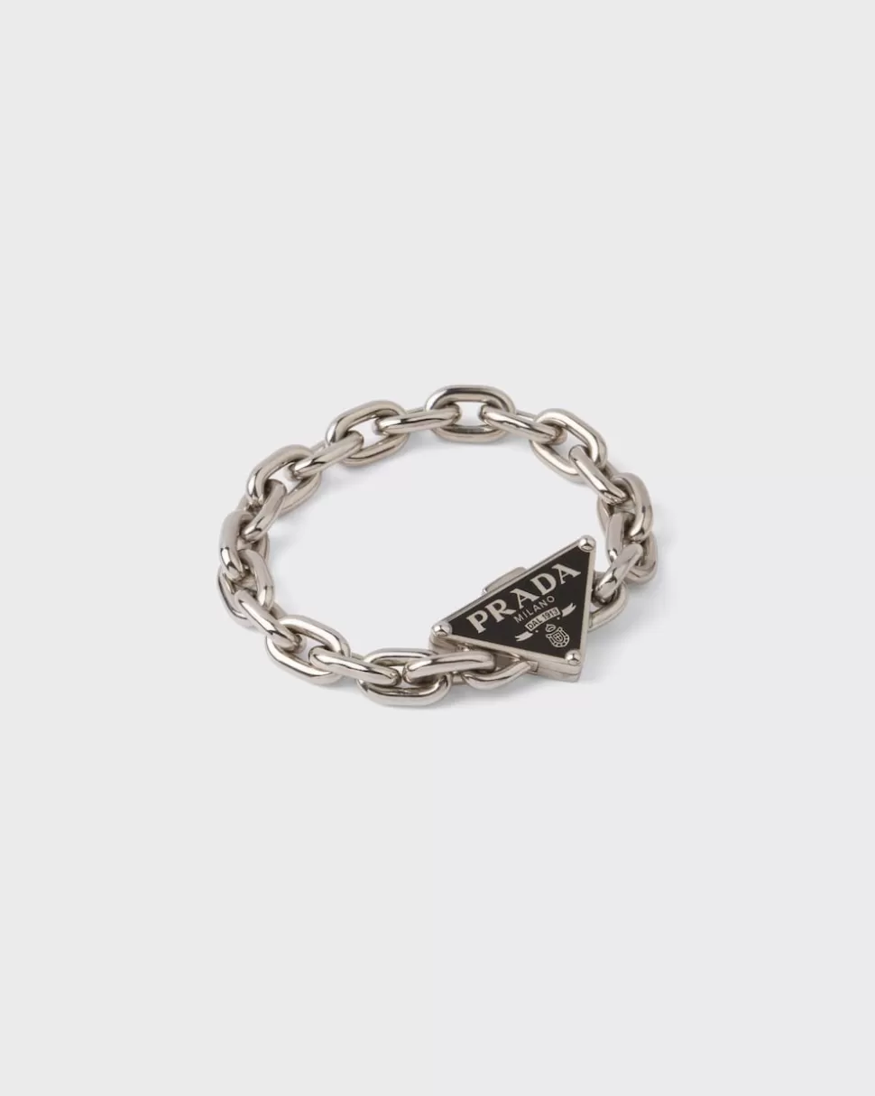 Prada Brazalete Jewels Logo^Mujer JOYAS DE PLATA