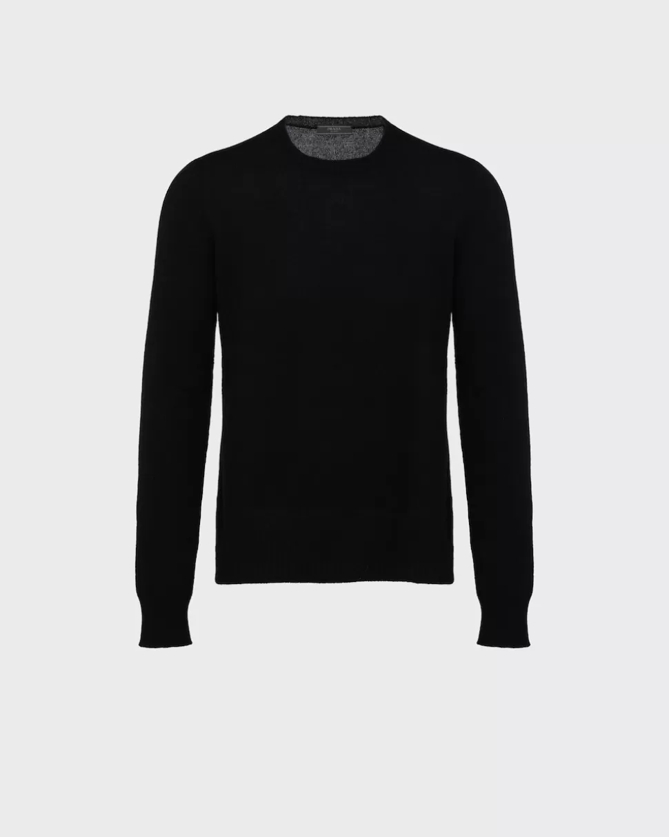 Prada Cable-knit Cashmere Crew-neck Sweater^Hombre TEJIDOS DE PUNTO