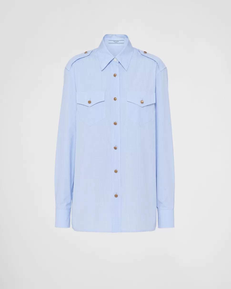 Prada Camisa A Cuadros Príncipe De Gales^Mujer CAMISAS Y TOPS