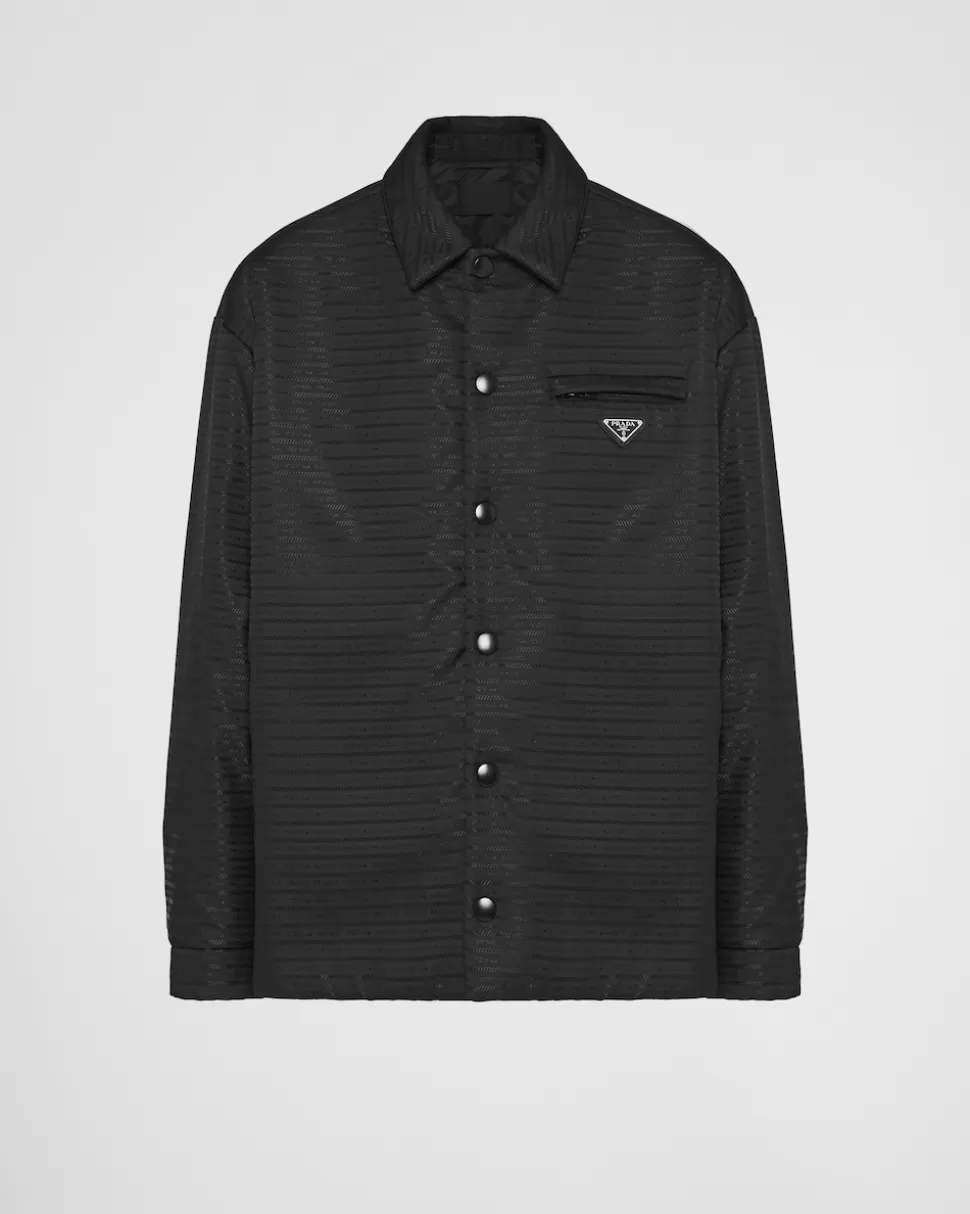 Prada Camisa Acolchada De Re-nylon^Hombre COLECCIÓN MASCULINA | CAMISAS