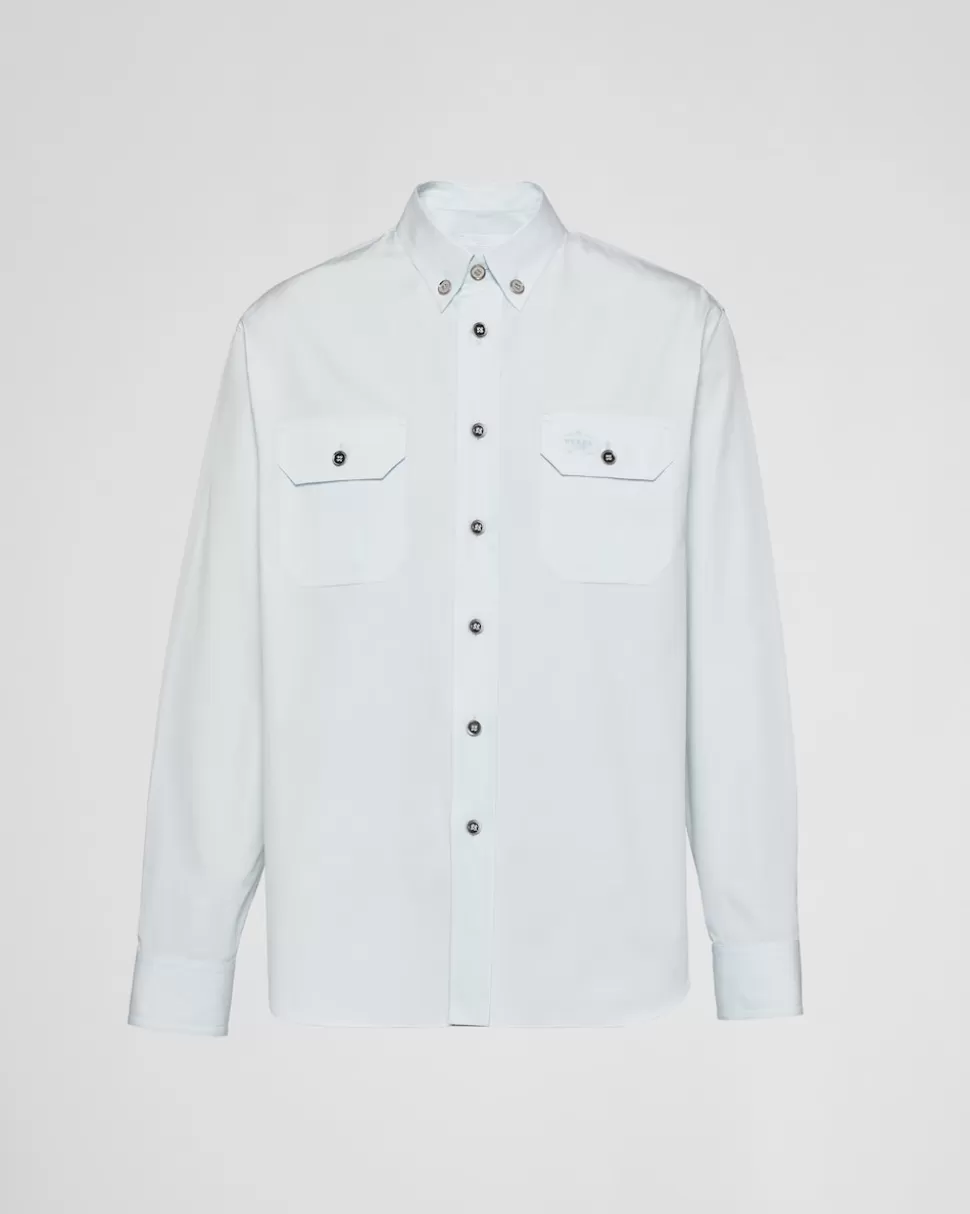 Prada Camisa De Algodón^Hombre CAMISAS