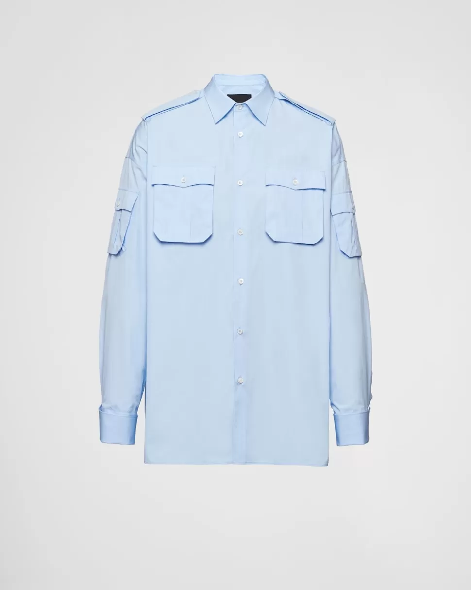 Prada Camisa De Algodón^Hombre CAMISAS