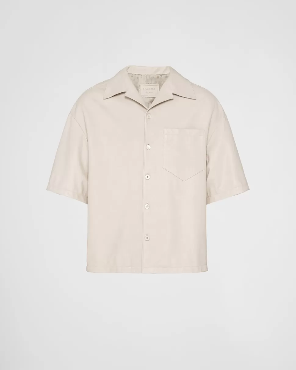 Prada Camisa De Napa^Hombre ROPA DE PIEL