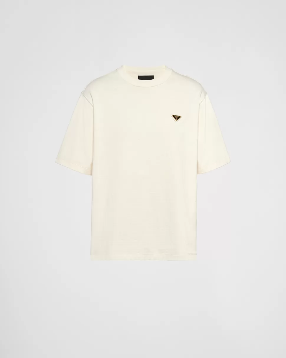 Prada Camiseta De Algodón^Hombre CAMISETAS Y POLOS