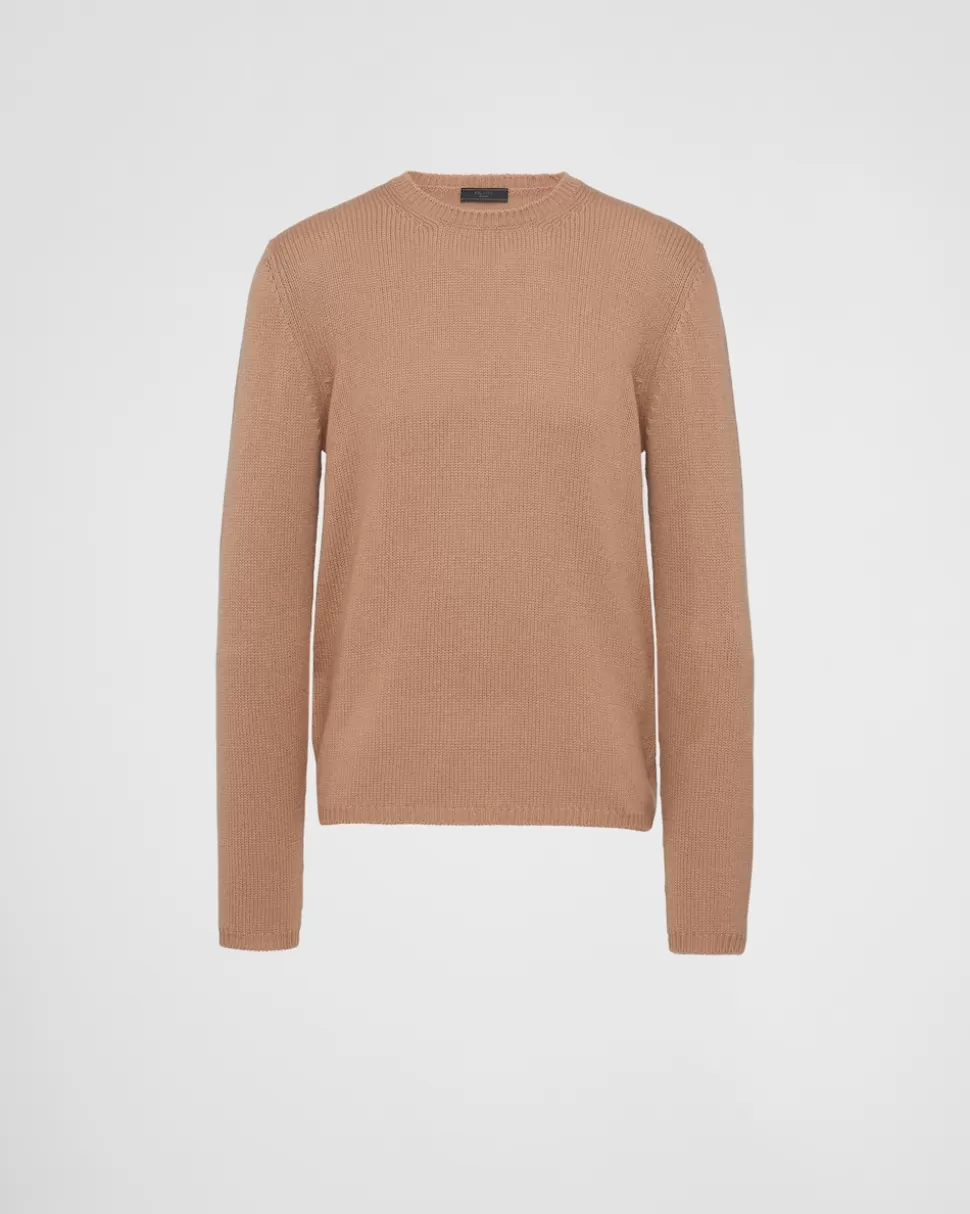 Prada Cashmere Crew-neck Sweater^Hombre TEJIDOS DE PUNTO