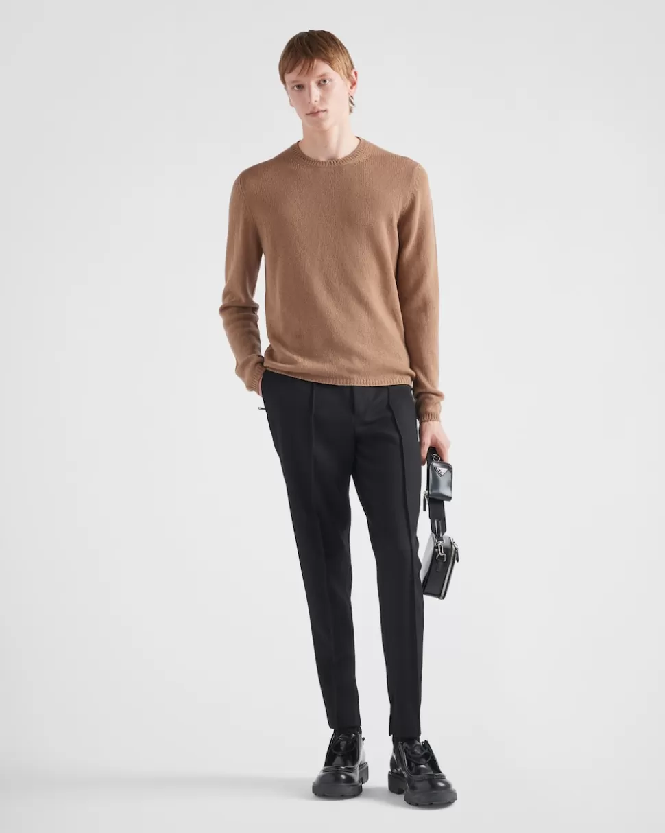 Prada Cashmere Crew-neck Sweater^Hombre TEJIDOS DE PUNTO