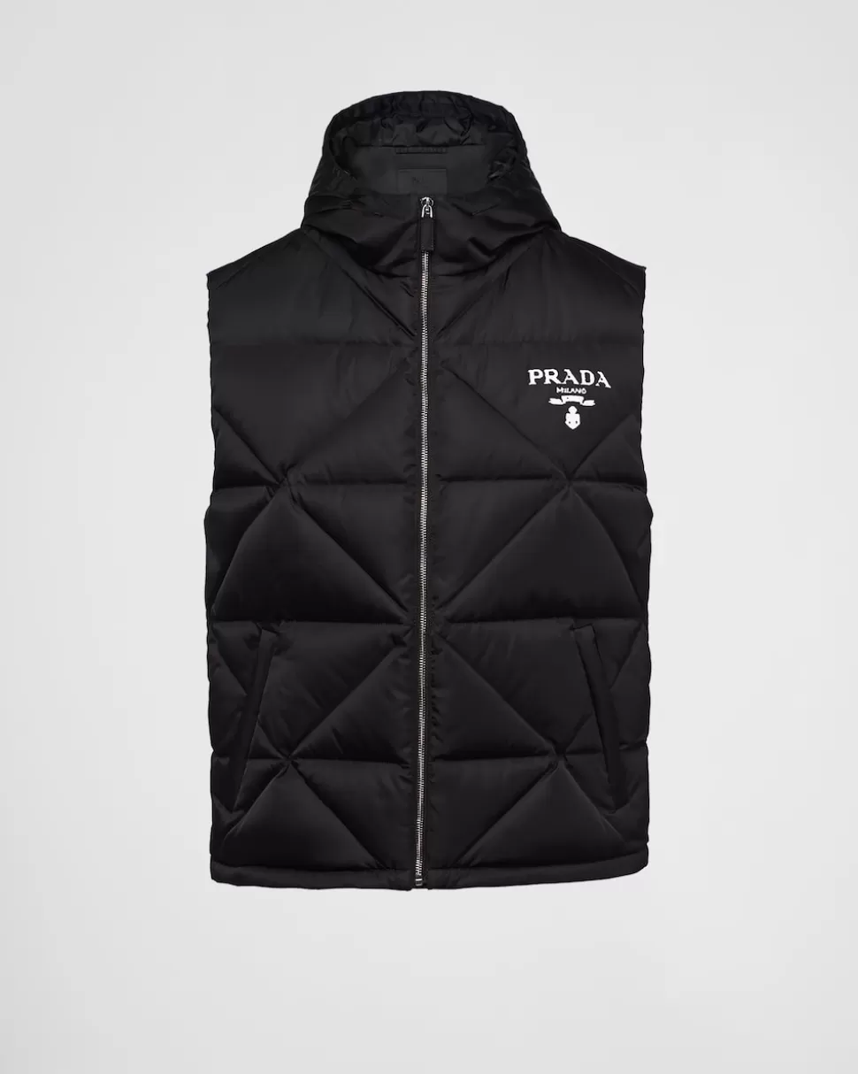 Prada Chaleco De Plumón En Re-nylon^Hombre COLECCIÓN MASCULINA | ROPA DE ABRIGO