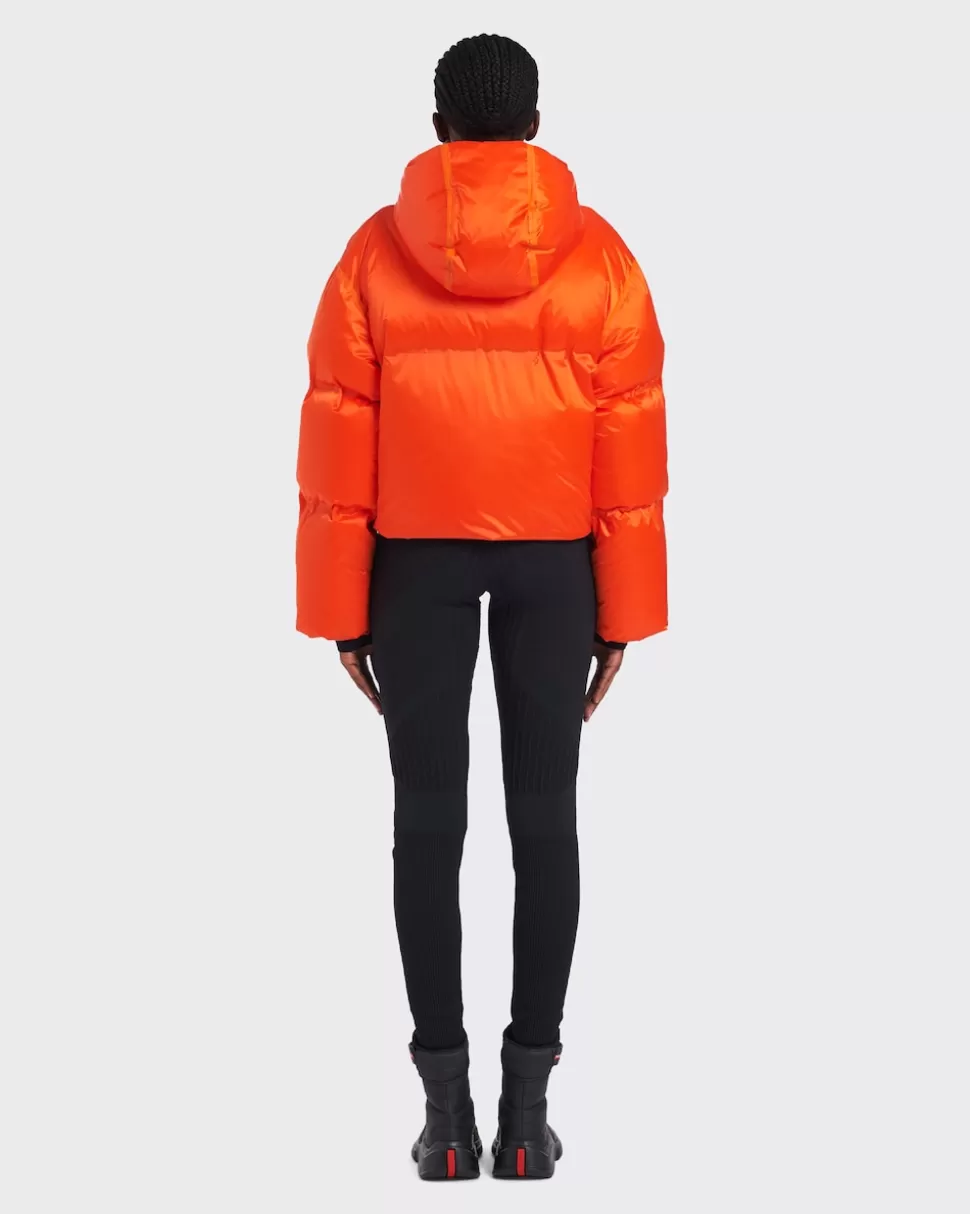 Prada Chaqueta De Plumón Corta De Re-nylon Técnico^Mujer ROPA