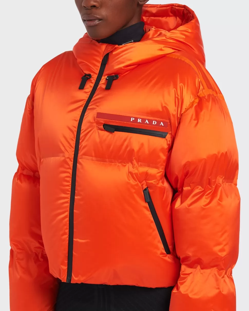 Prada Chaqueta De Plumón Corta De Re-nylon Técnico^Mujer ROPA
