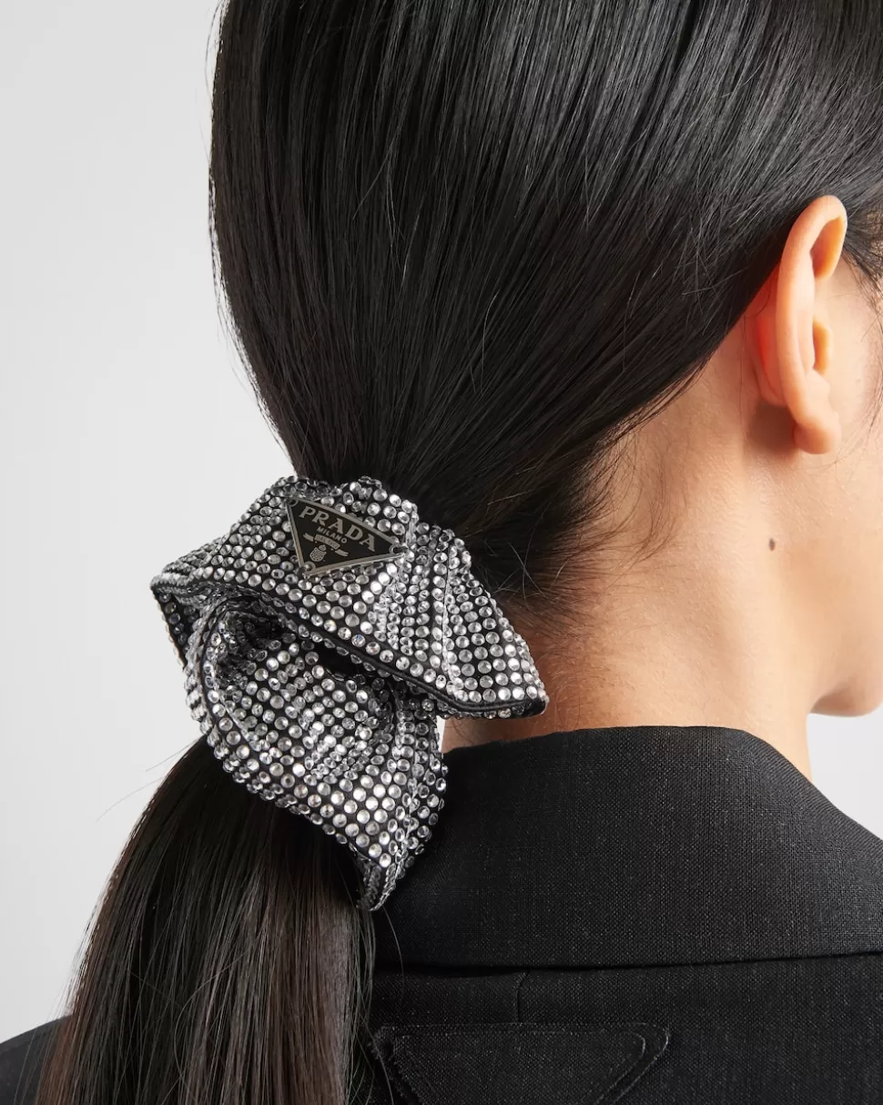 Prada Coletero De Satén^Mujer DIADEMAS Y ACCESORIOS PARA EL PELO