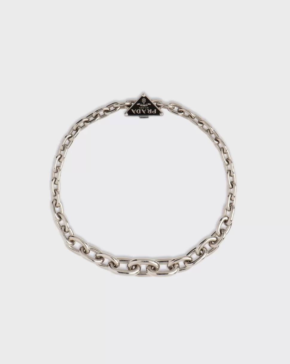 Prada Collar Jewels Logo^Mujer JOYAS DE PLATA