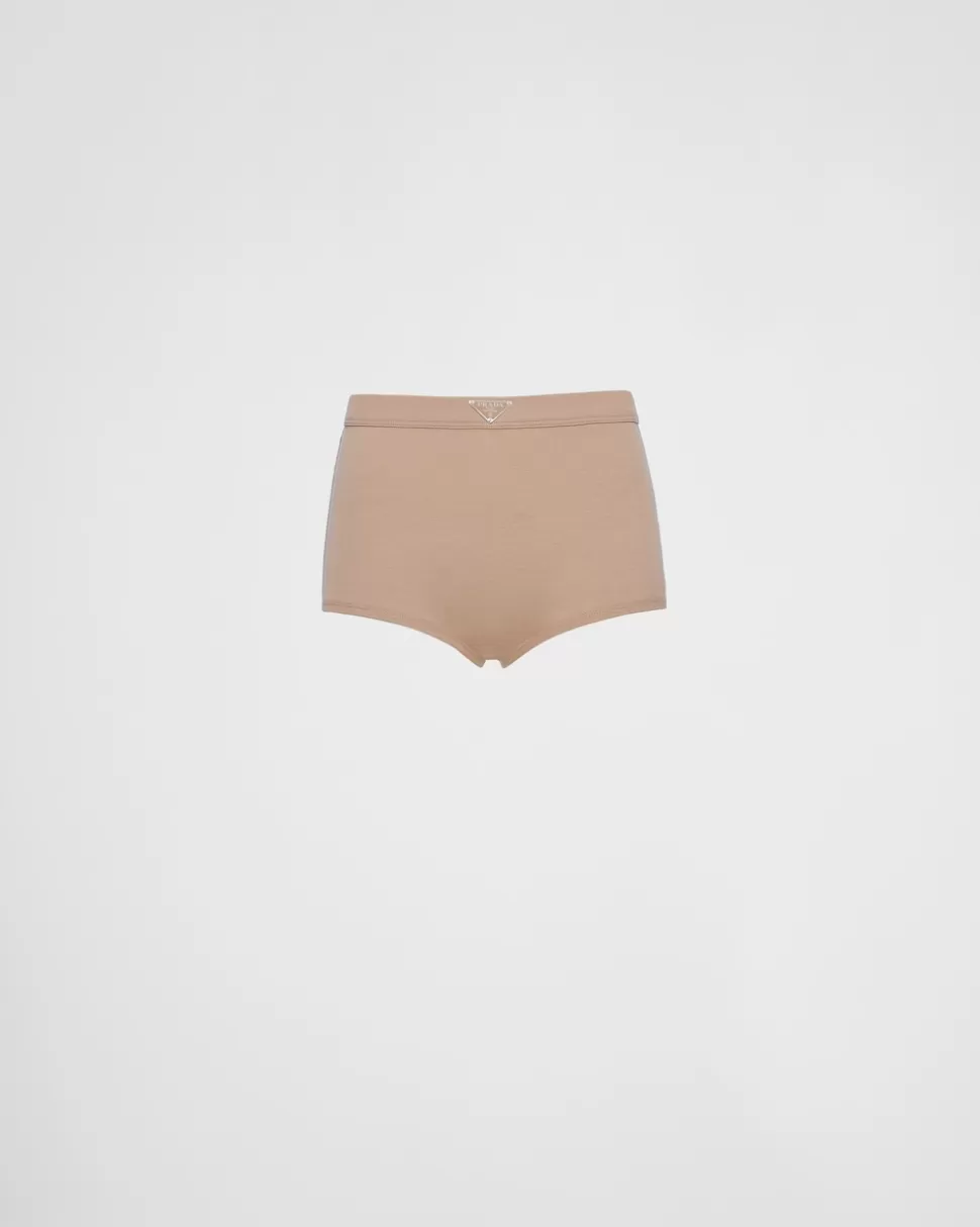 Prada Culote De Punto Acanalado^Mujer PANTALONES LARGOS Y CORTOS