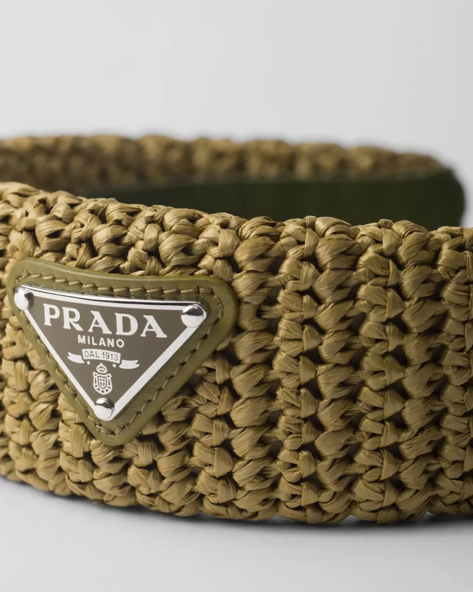 Prada Diadema De Croché^Mujer DIADEMAS Y ACCESORIOS PARA EL PELO