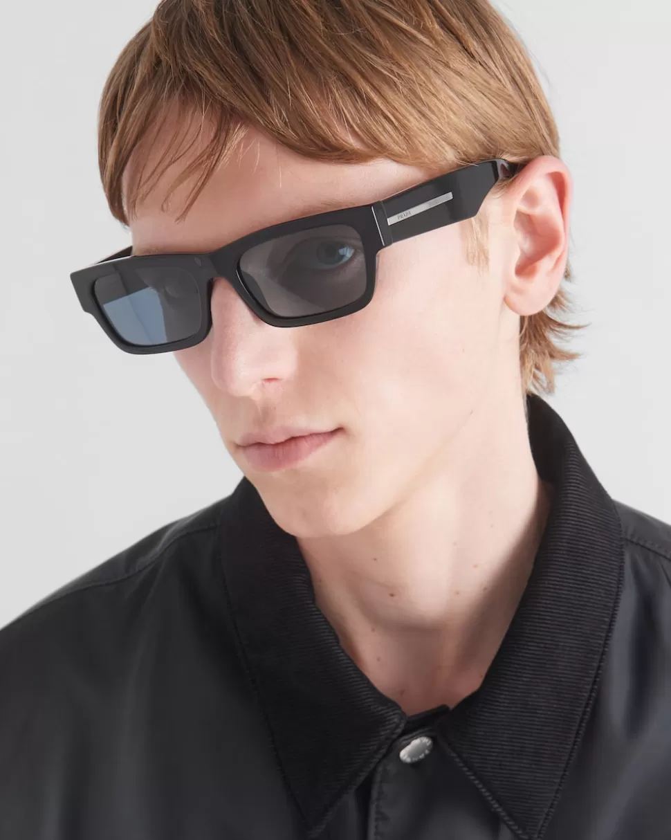 Prada Gafas De Sol Con Una Icónica Placa De Metal^Hombre GAFAS DE SOL