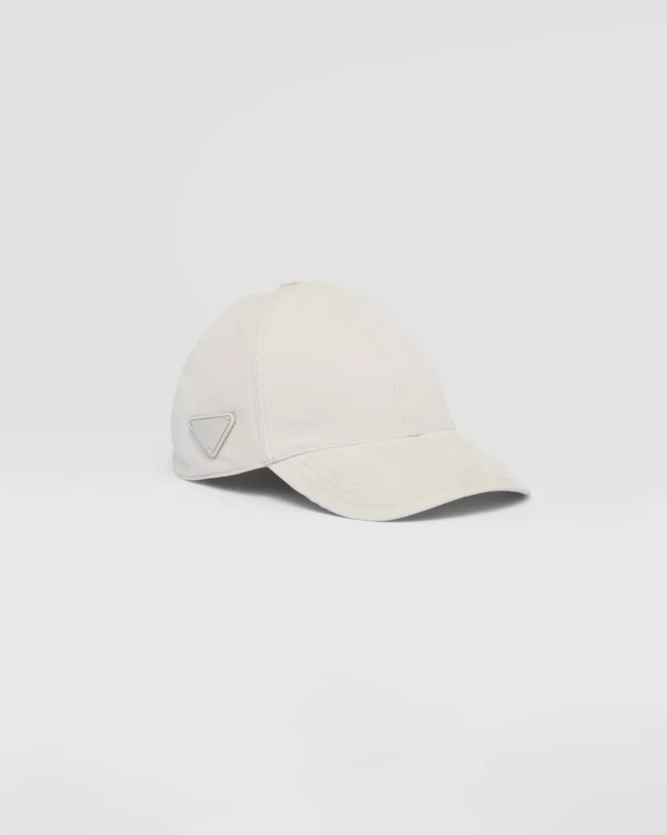 Prada Gorra De Béisbol De Pana^Hombre SOMBREROS Y GUANTES