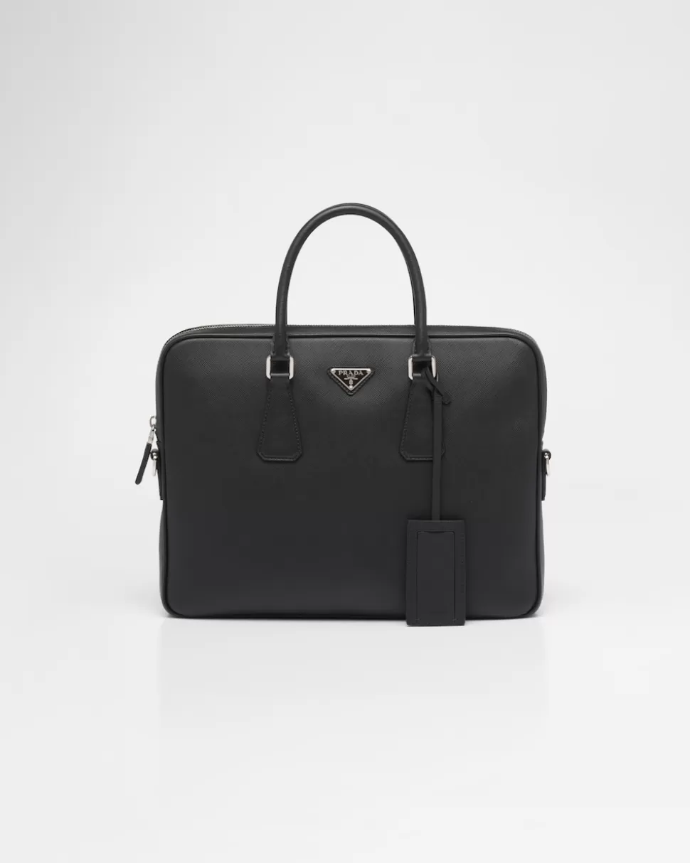 Prada Leather Briefcase^Mujer/Hombre MALETAS | MALETAS