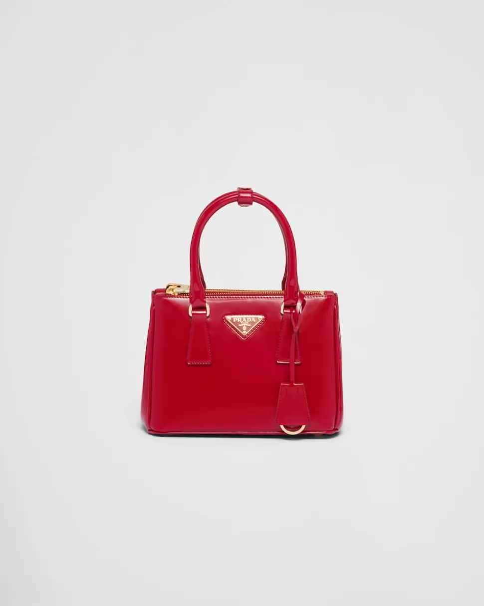 Prada Minibolso De Charol Galleria^Mujer BOLSOS CON ASA SUPERIOR | BOLSOS CON ASA SUPERIOR