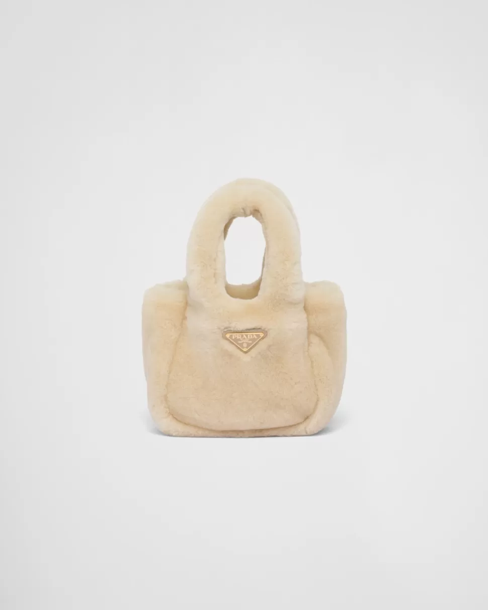 Prada Minibolso De Mano De Borreguillo^Mujer MINIBOLSOS | MINIBOLSOS