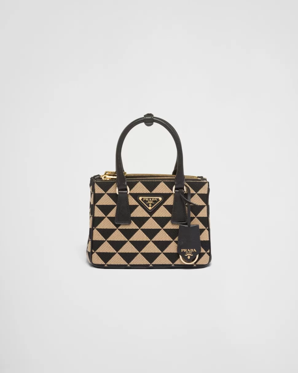 Prada Minibolso Symbole De Jacquard Bordado^Mujer MINIBOLSOS | MINIBOLSOS