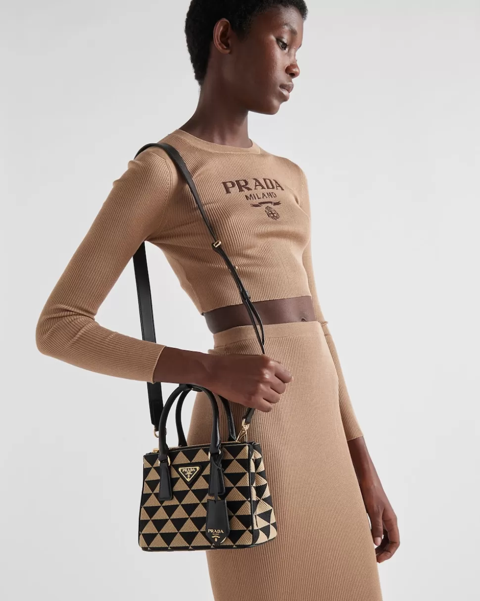 Prada Minibolso Symbole De Jacquard Bordado^Mujer MINIBOLSOS | MINIBOLSOS