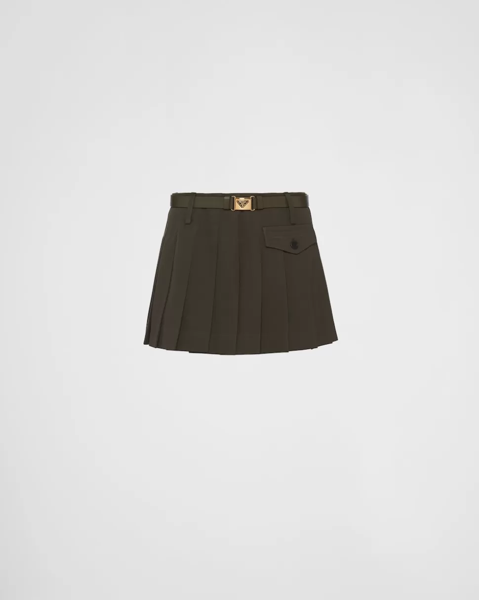 Prada Minifalda De Gabardina^Mujer FALDAS