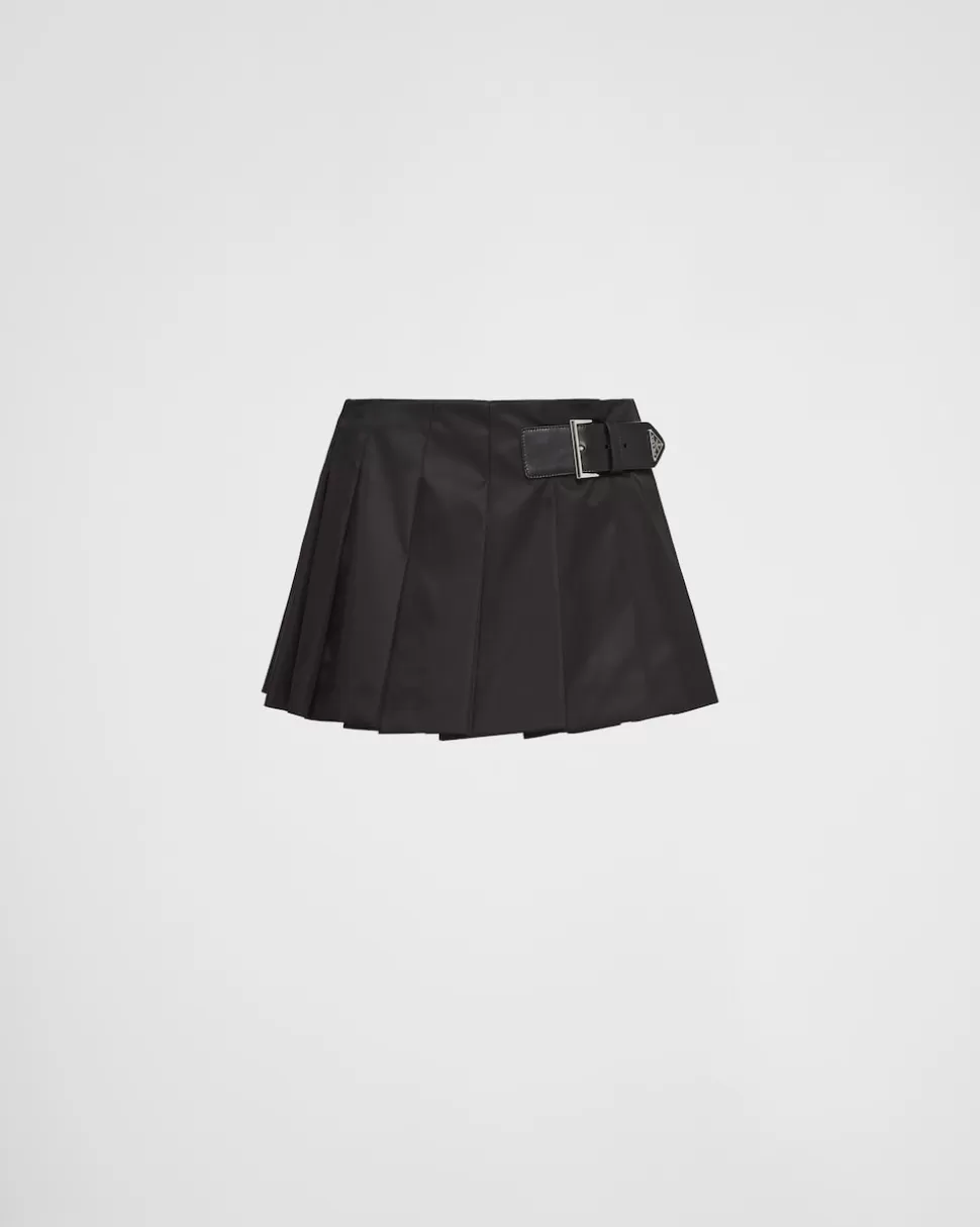 Prada Minifalda Plisada De Re-nylon^Mujer COLECCIÓN FEMENINA | FALDAS