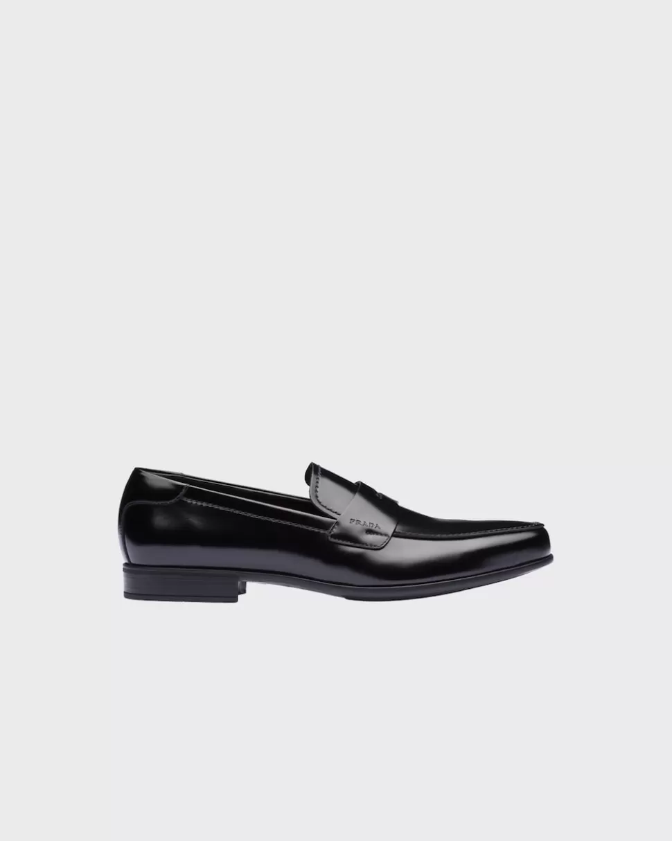 Prada Mocasines De Piel Cepillada^Hombre MOCASINES